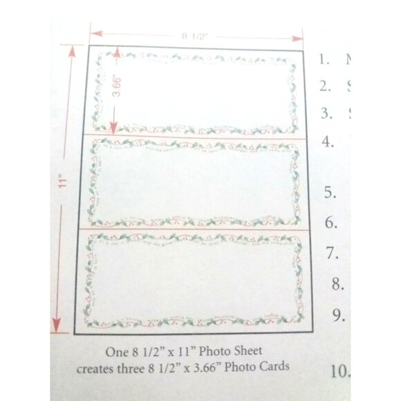 Christmas Photo Cards Holiday Design DaySpring 6 Sheets Create Personalize - Picture 3 of 4